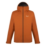 Salewa Kurtka turystyczna Puez Gore-Tex Paclite (2-warstwowa, wiatro-/wodoodporna) pomarańczowa jesienna męska